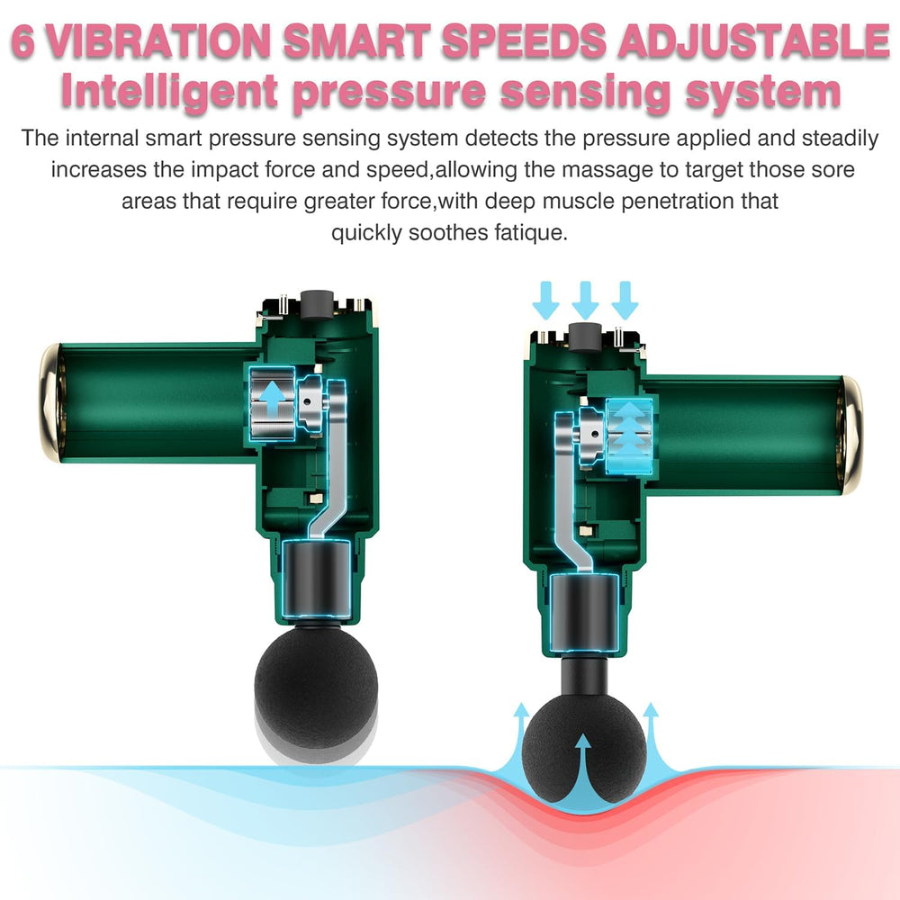 Cotsoco massager offers 6 speeds to tailor intensity during workouts.