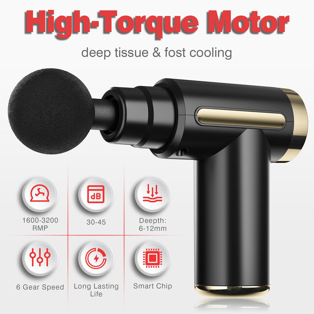 Cotsoco Massage Gun battery life up to 4-6 hours USB-C charge