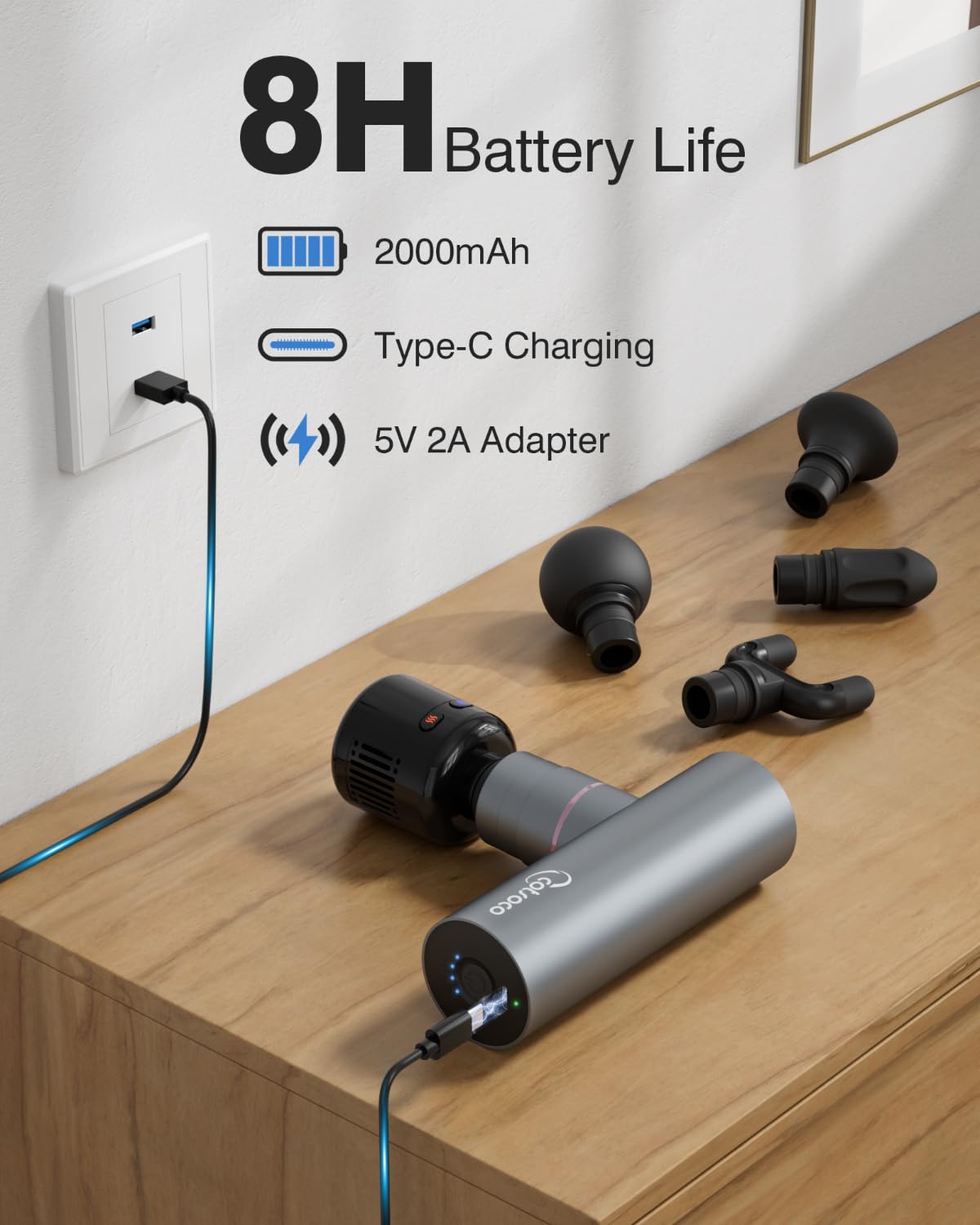 Cotsoco compact design fits gym, office, or travel recovery.