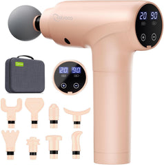 Cotsoco massage gun deep tissue pink for targeted relief after workouts