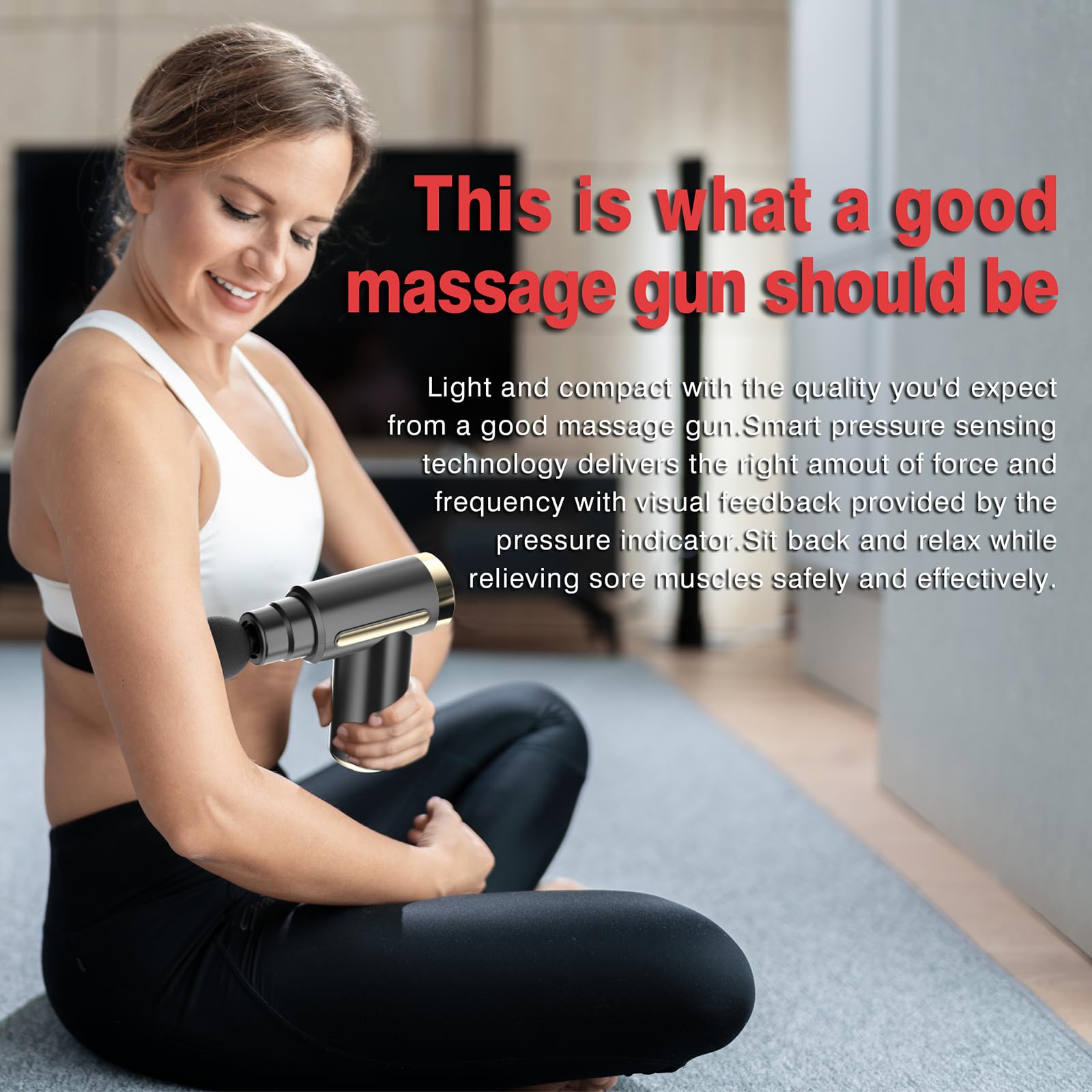 Cotsoco Massage Gun includes four heads for versatility