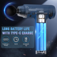 Cotsoco massage gun featuring a silent brushless motor for discreet use.