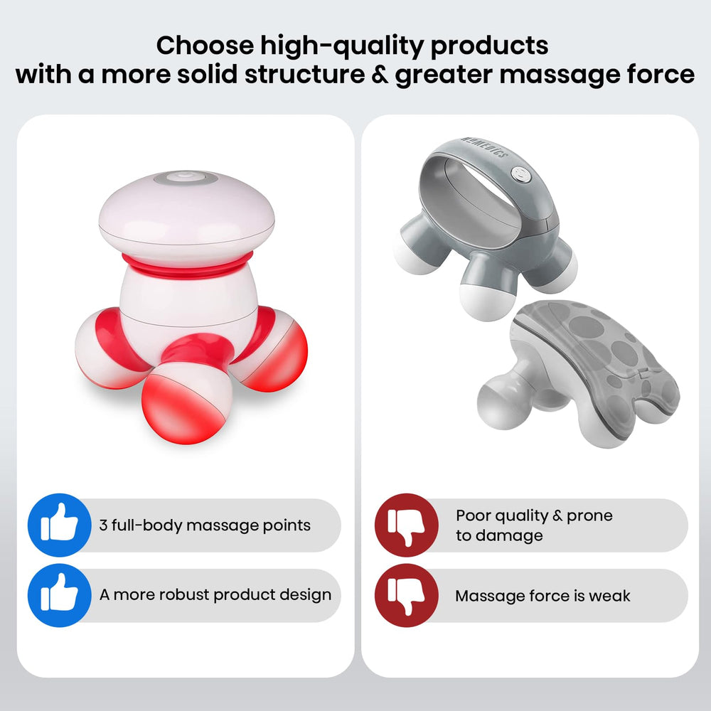 cotsoco mini masaje portatil, silencio destacable para sesiones discretas.