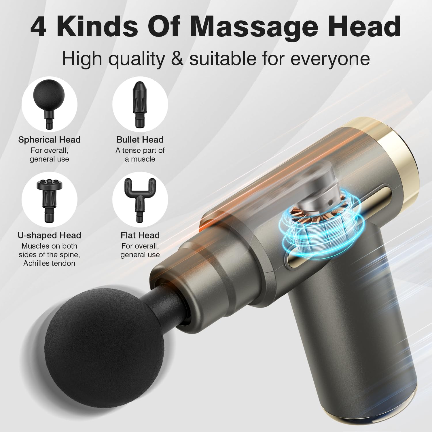 The cotsoco mini massage gun battery life supports long sessions on a single charge.