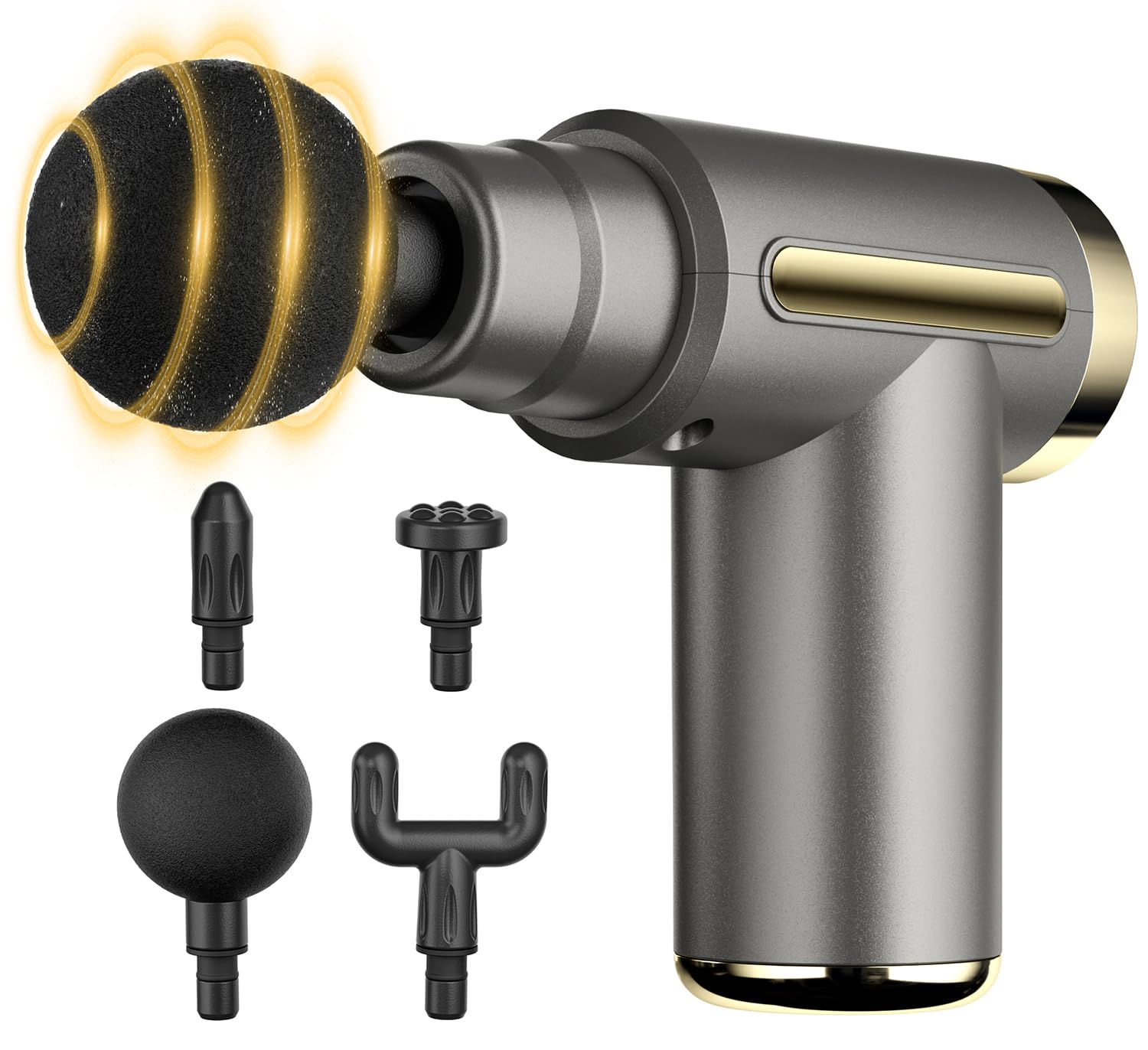 The cotsoco mini massage gun's quiet operation enables discreet relaxation anywhere.