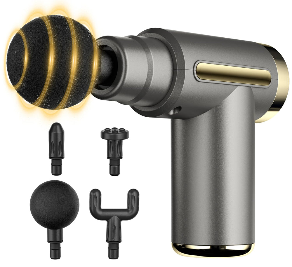 The cotsoco mini massage gun's quiet operation enables discreet relaxation anywhere.
