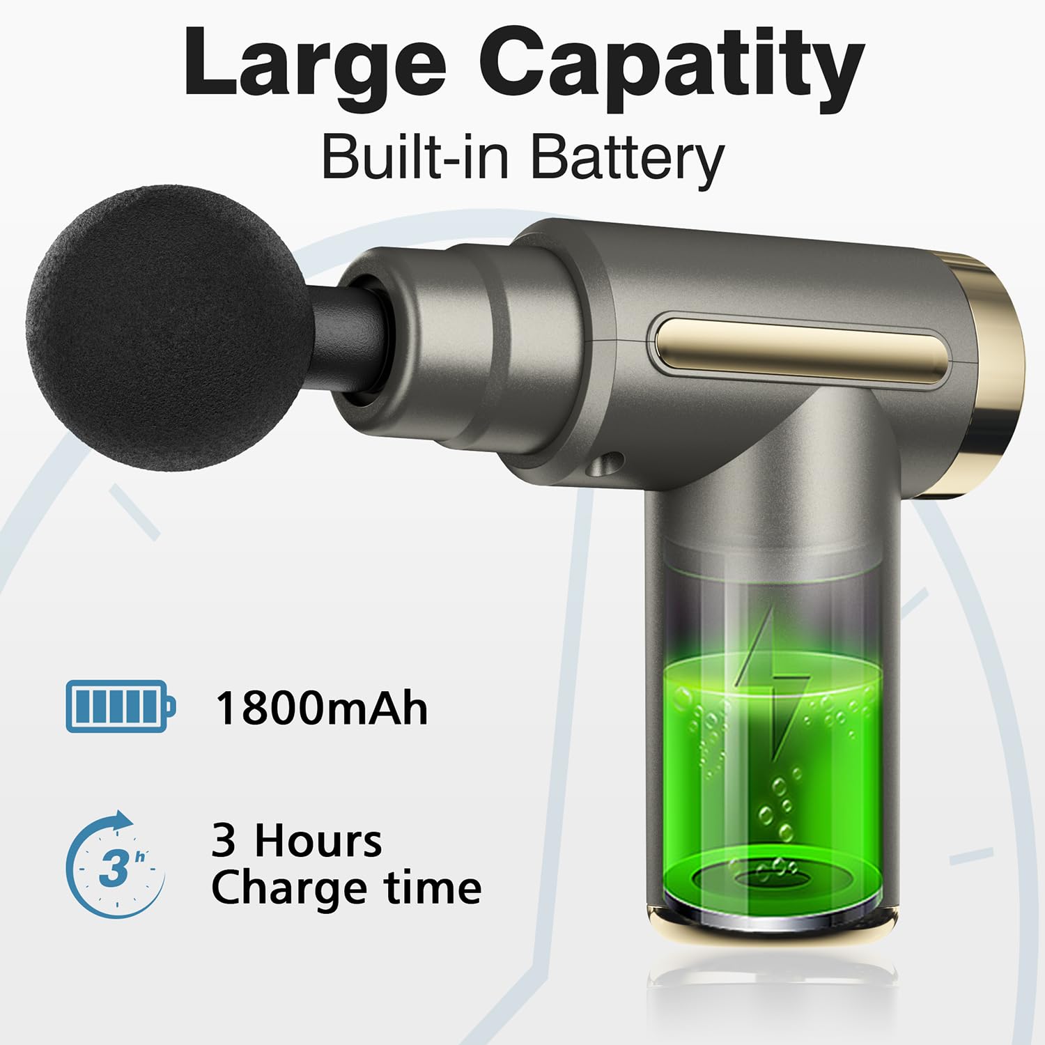 The cotsoco mini massage gun offers six speeds for tailored relief.