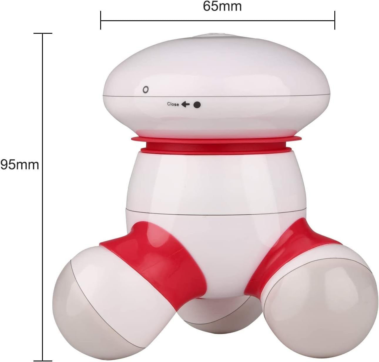 Cotsoco portable cordless massager fits in a bag for travel