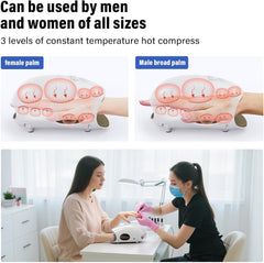 Cotsoco upgraded massager displaying heat and compression features