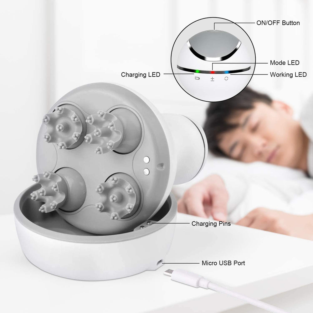 Cotsoco waterproof massager designed for shower use and scalp comfort.