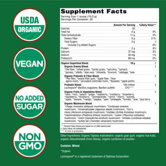 Country Farms Super Greens bottle pour demonstrates convenient mix for quick smoothie boosts.