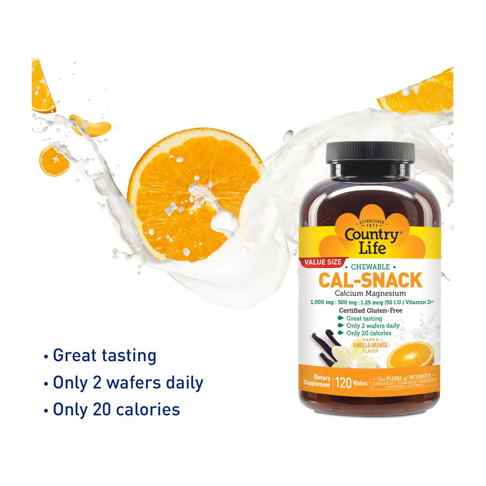 Country Life branding on Cal-Snack packaging for trust and quality