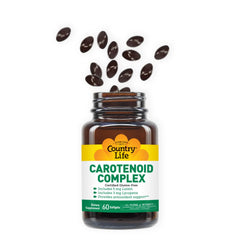 Country Life Carotenoid Complex vegetable blend 85mg with broccoli pumpkin and carrot seed.