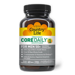 Country Life CORE Daily-1 Men 50+ immune blend ingredients overview