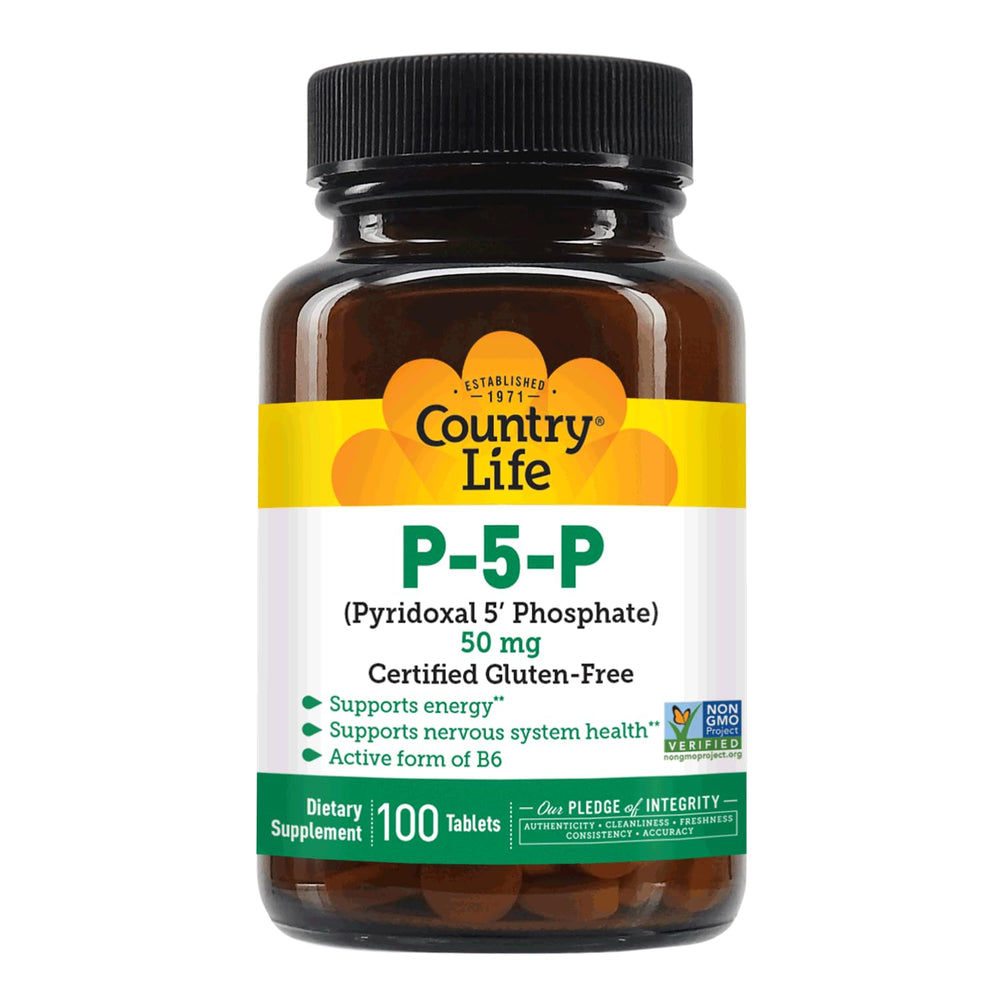 Country Life P-5-P gluten-free symbol indicating dietary compatibility