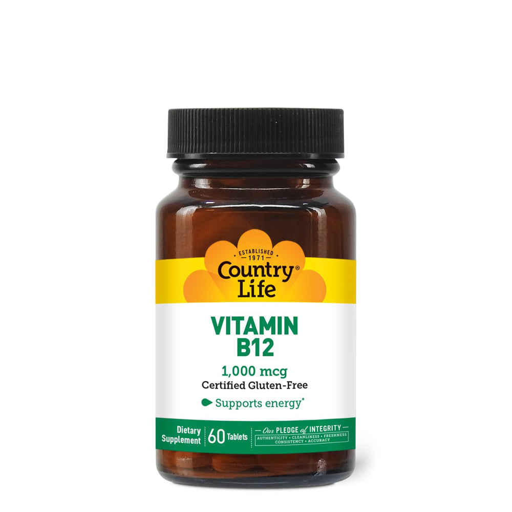 Country Life vegan-friendly label communicates ethical ingredients.