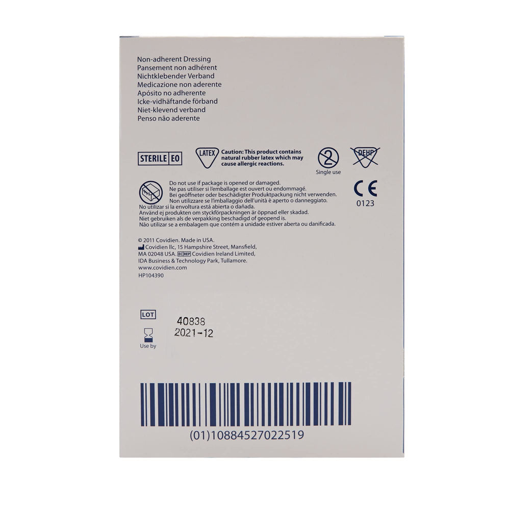 Box of 100 sterile pads for versatile wound coverage