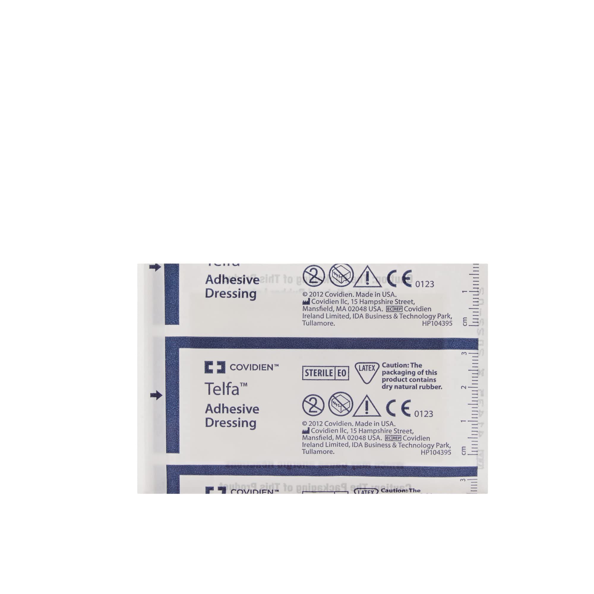 Pack of 100 sterile dressings suitable for home or clinical use