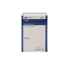 Covidien Telfa dressing showing perforated non-adherent film to prevent sticking