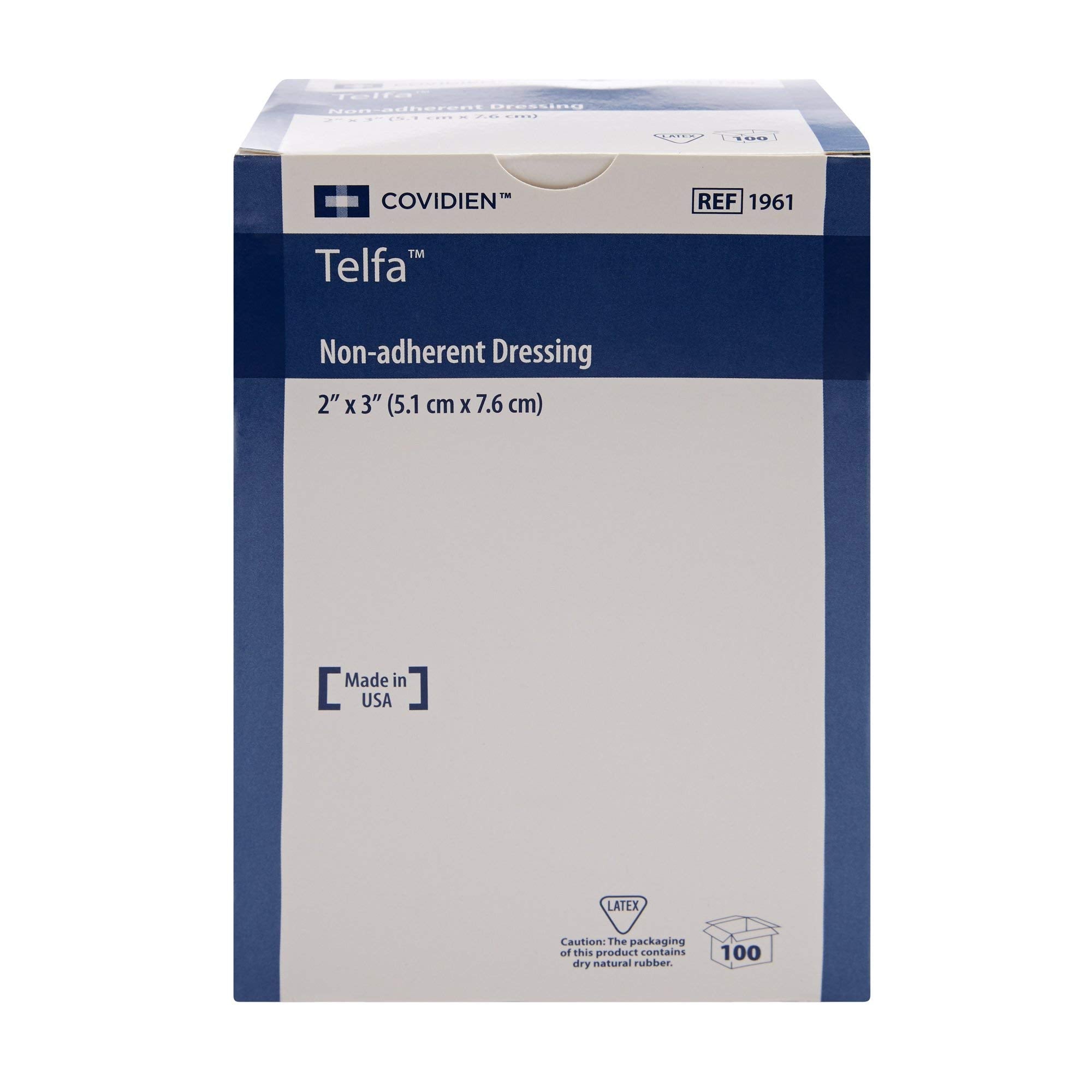 COVIDIEN Telfa pad, individually wrapped sterile dressing for convenience