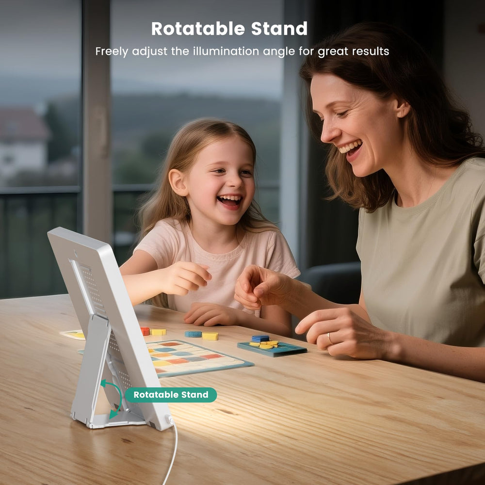 COVOZON Light Therapy Lamp three modes image with Energize, Balance, and Relax