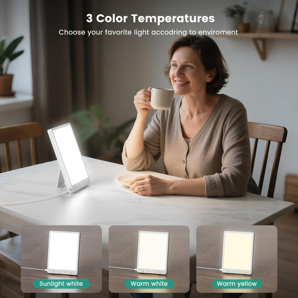 COVOZON Light Therapy Lamp USB-C port for easy power on the go