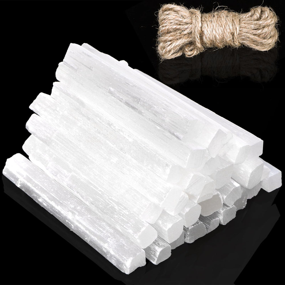 Covzoe selenite sticks in an office for a serene workspace.