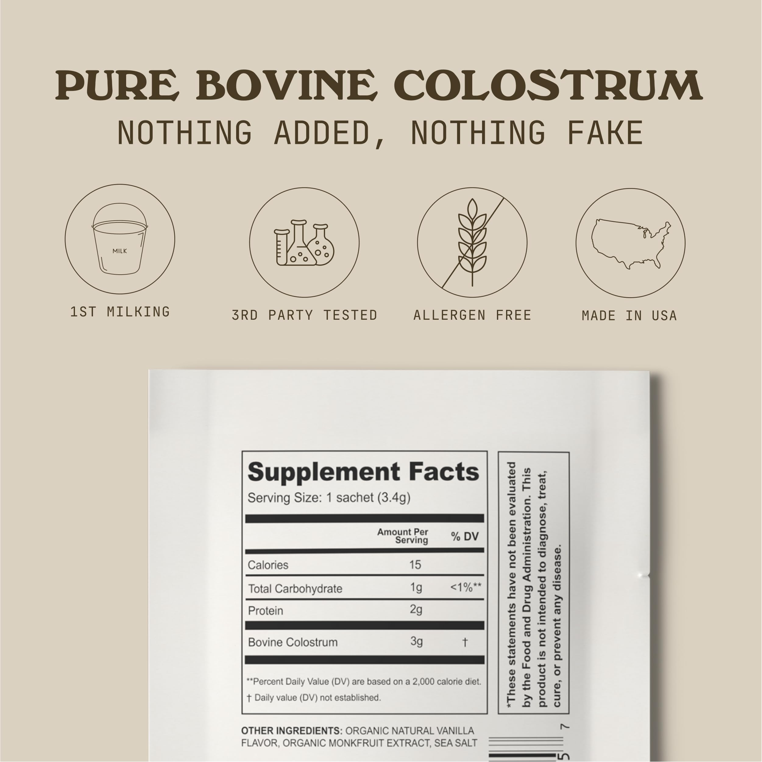 Grass-fed Cowboy Colostrum from a trusted farm