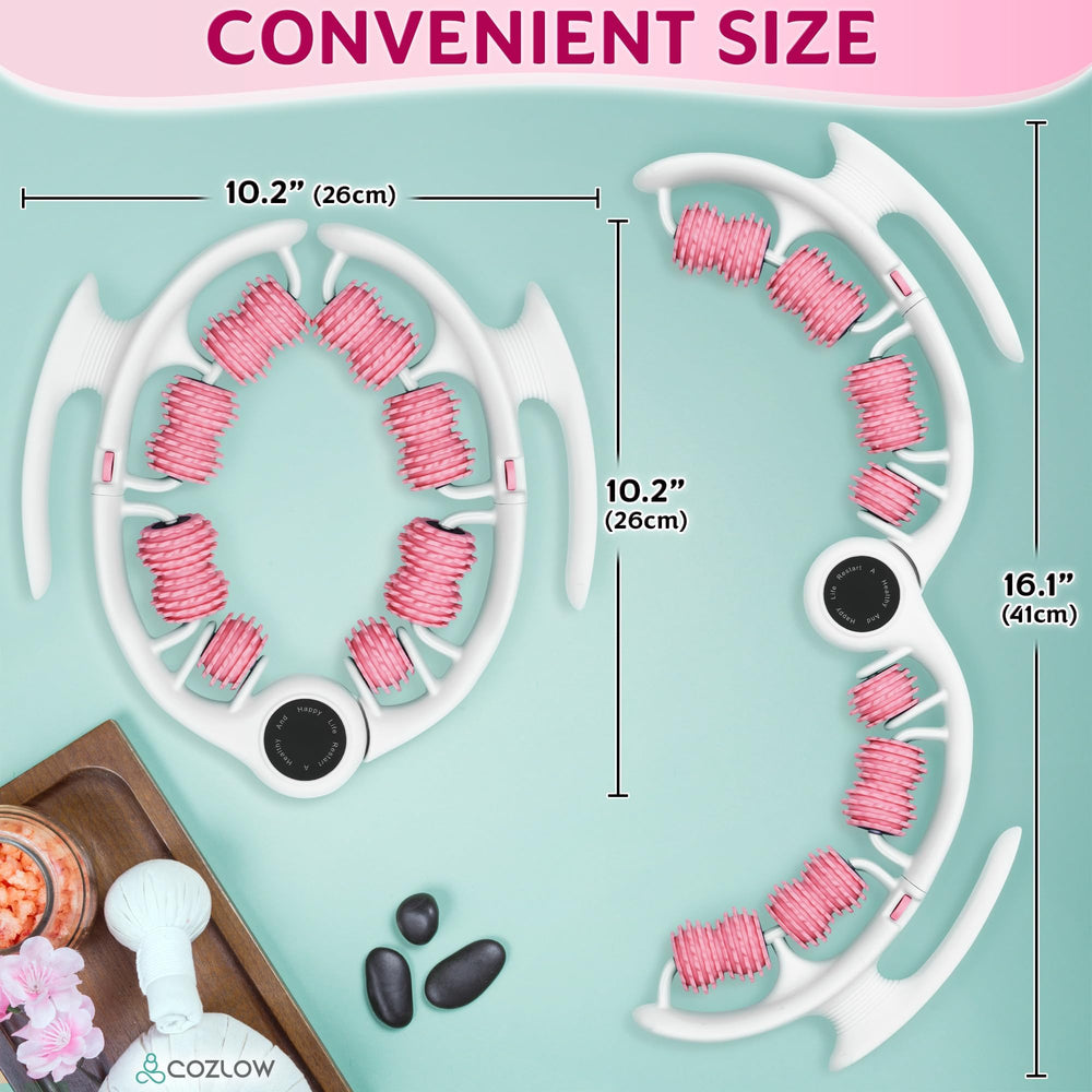COZLOW 360-degree adjustable massager with customizable pressure.
