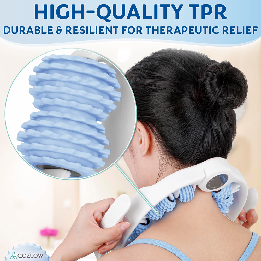 COZLOW cellulite massage roller blue leg-use for calves and thighs