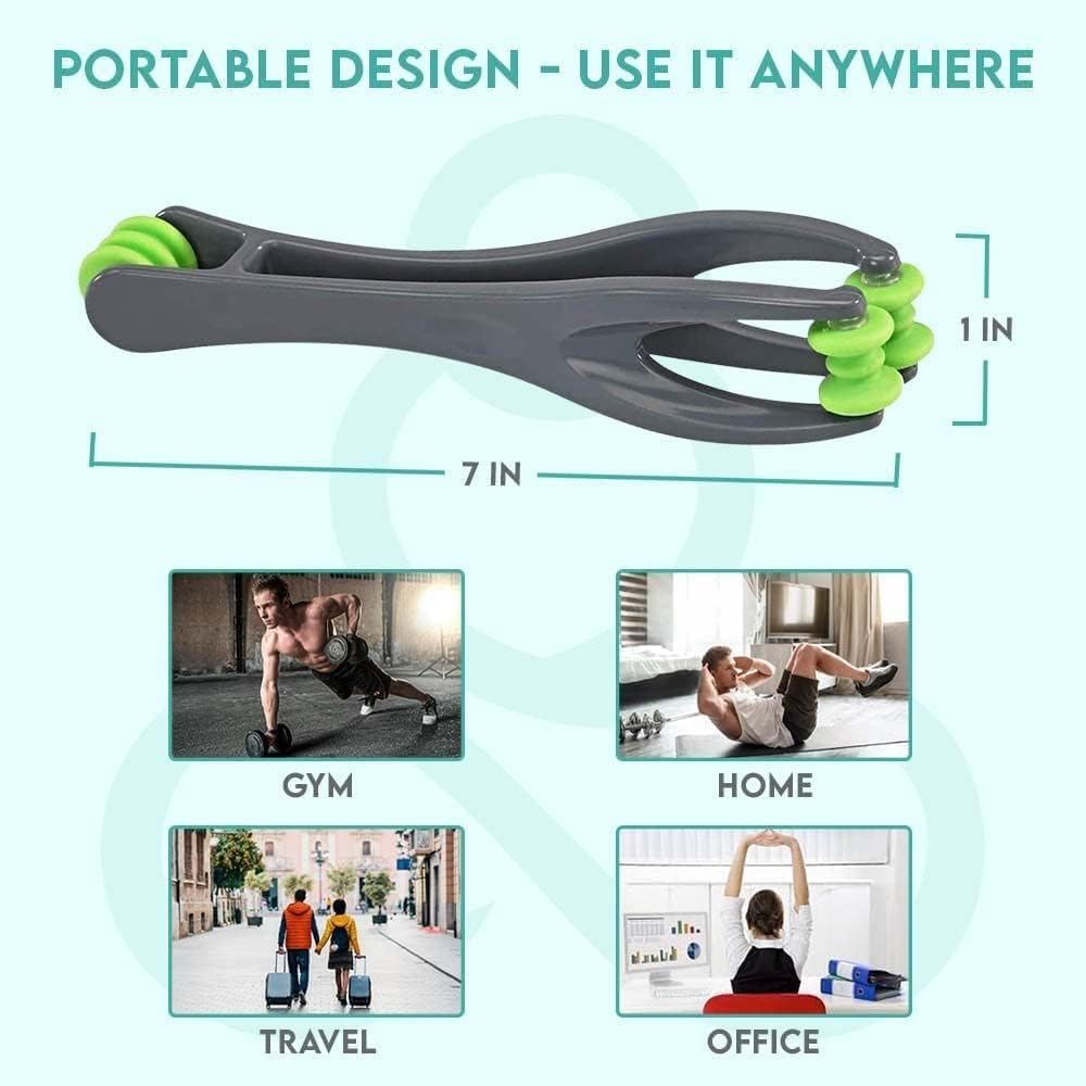 COZLOW compact hand massager fits in a desk drawer for quick breaks