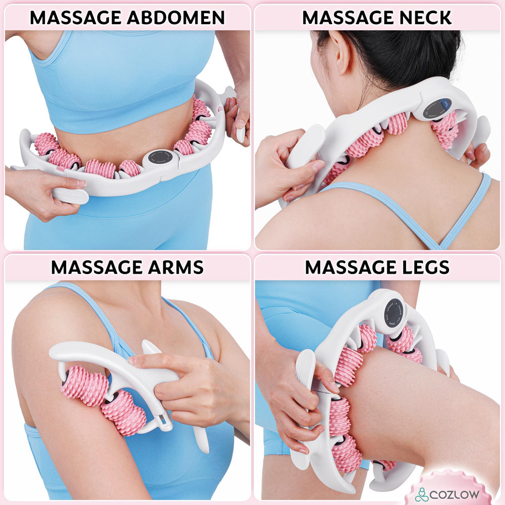 COZLOW detachable handles enable reaching back and shoulders.