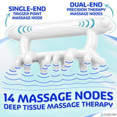 COZLOW Fascia Massage Tool deep tissue nodes closeup for fascia work