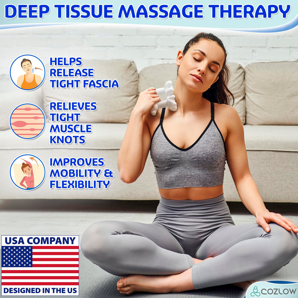 COZLOW Fascia Massage Tool concentrates on shoulder tension for fascia flexibility