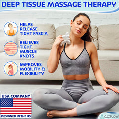 COZLOW Fascia Massage Tool concentrates on shoulder tension for fascia flexibility