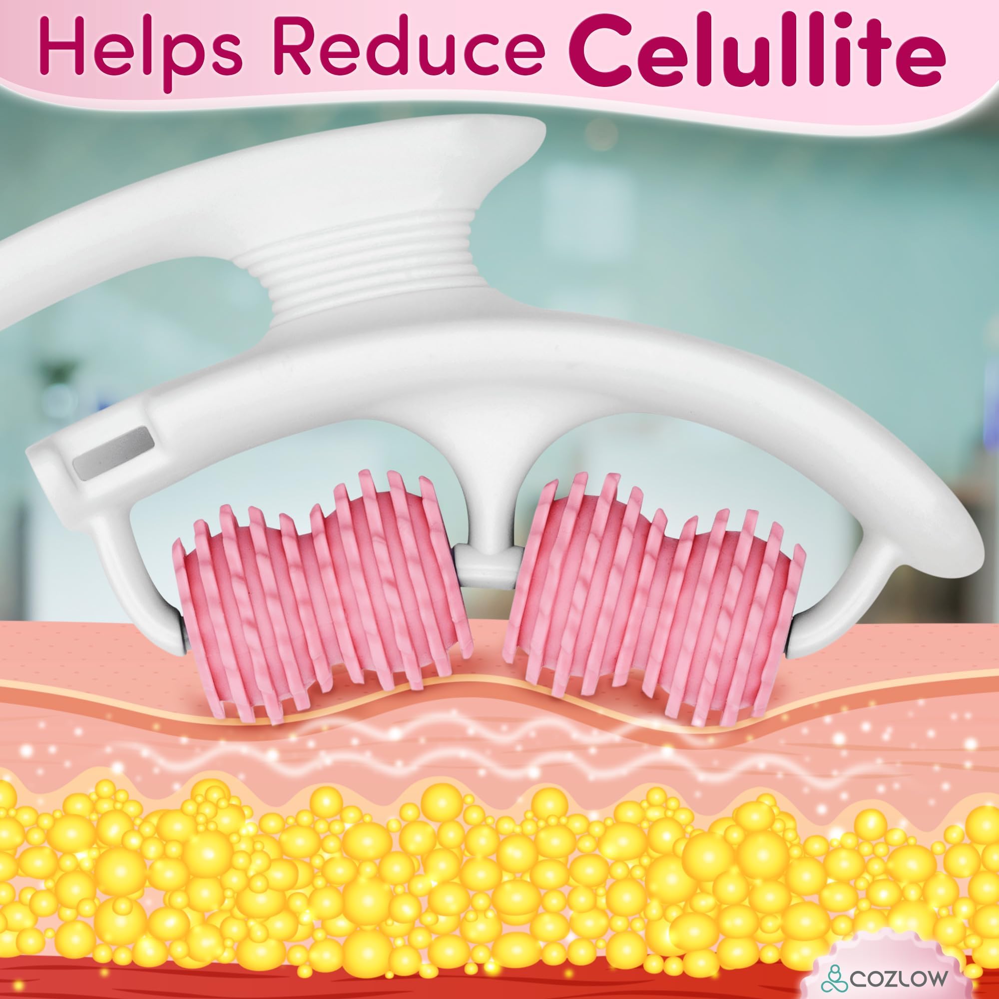 COZLOW spring rebound mechanism maintains consistent massage pressure.
