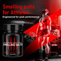 Cpulnox smelling salts packaging closeup highlights compact, portable design for on-the-go use.