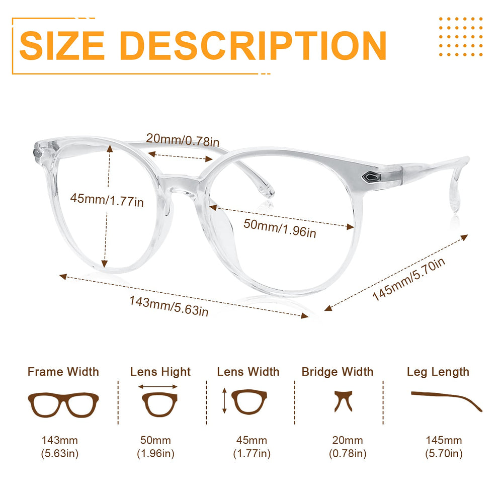 Craebuer portable glasses case protects lenses during travel.