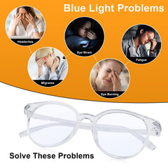 Craebuer reading eyeglasses with lightweight frame for all-day comfort.