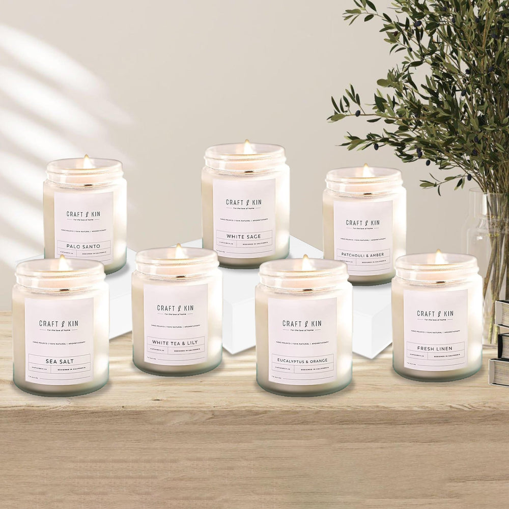 Craft & Kin home ambience gentle glow and clean burn