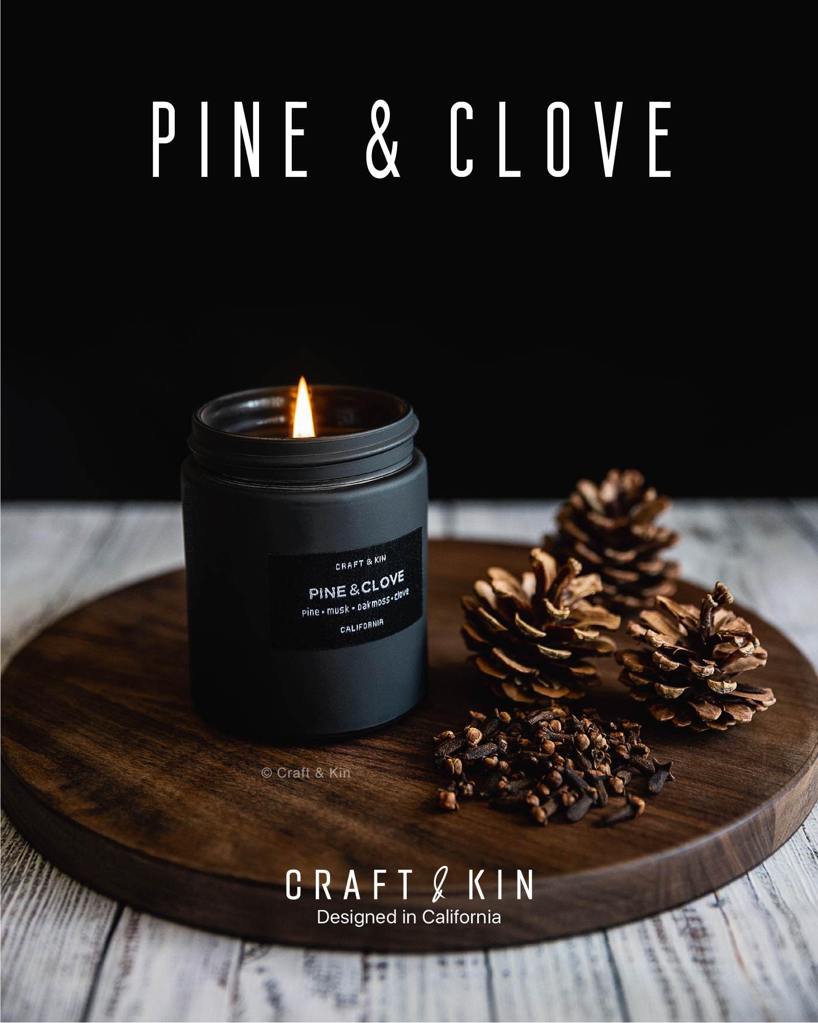 Craft & Kin luxury masculine design elevates living spaces with bold scent