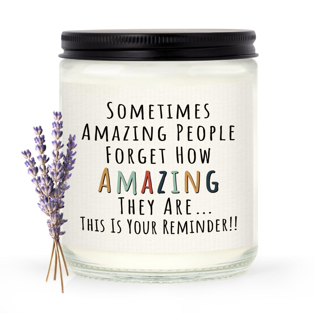 Craftique You are amazing candle label shows a loving gift message ideal for gifting.