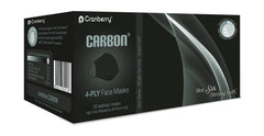 Cranberry USA Cranberry Carbon earloop mask in black for reliable daily wear and protection.