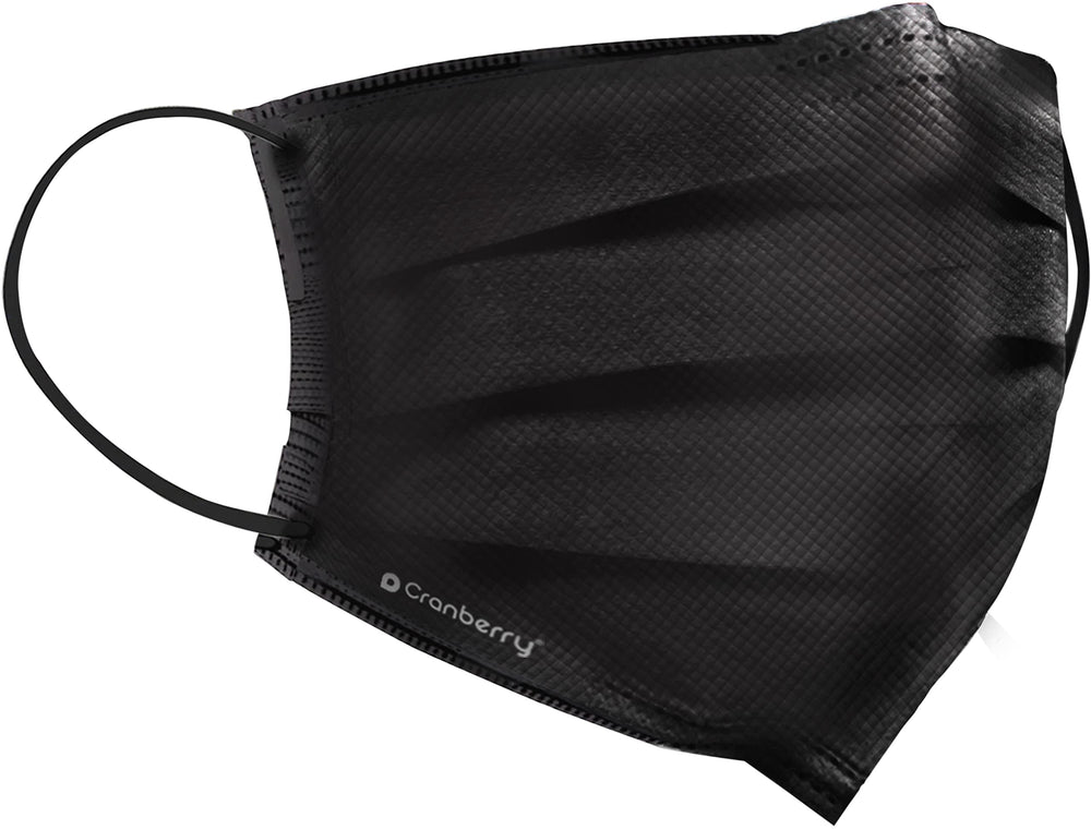 Cranberry USA Cranberry Carbon mask shows nose-chin adjustment for a snug, secure fit.