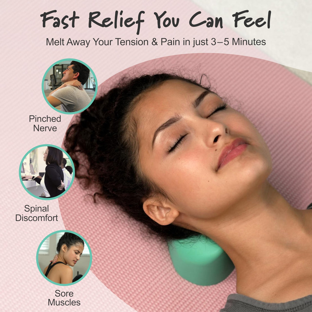CranioCradle Original portable design fits in bag for on-the-go relief.