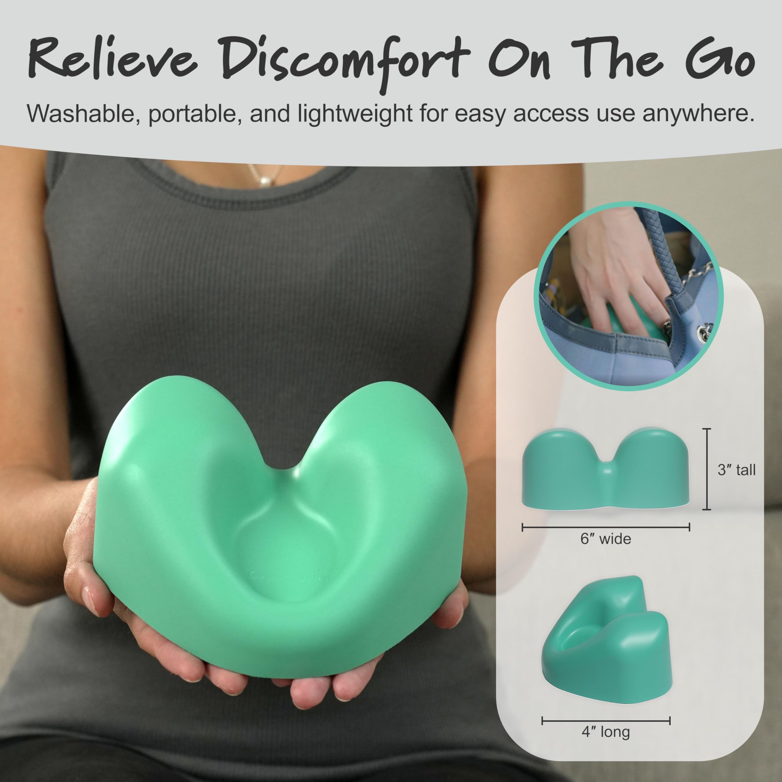CranioCradle Original travel-ready use in car, plane, or office.