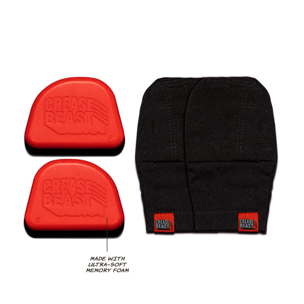 Crease Beast Mini soft foot sleeves allow natural movement during wear.