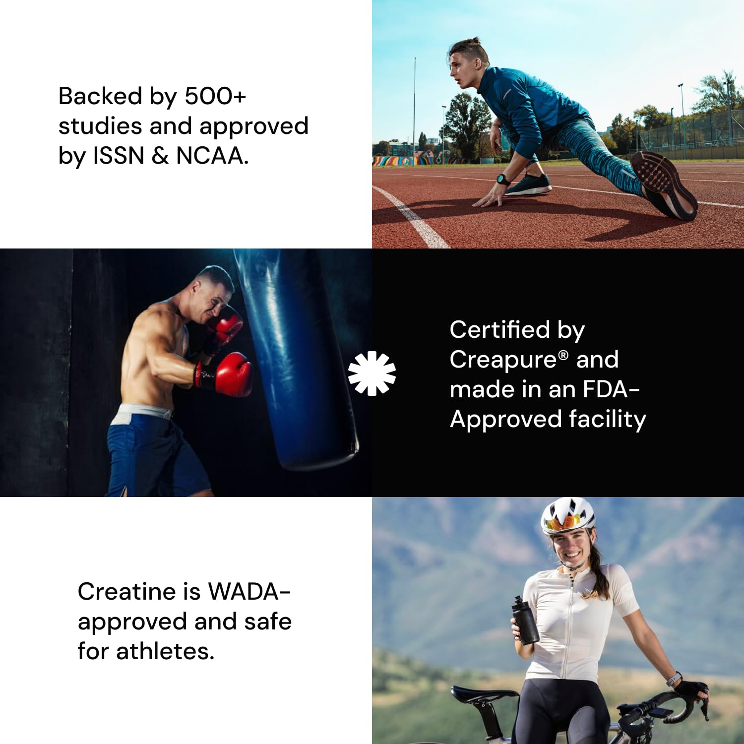 Unflavored Create creatine mixed into beverage