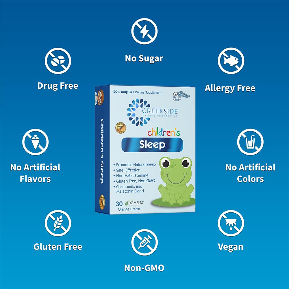 Creekside Naturals pediatrician formulated sleep aid for children
