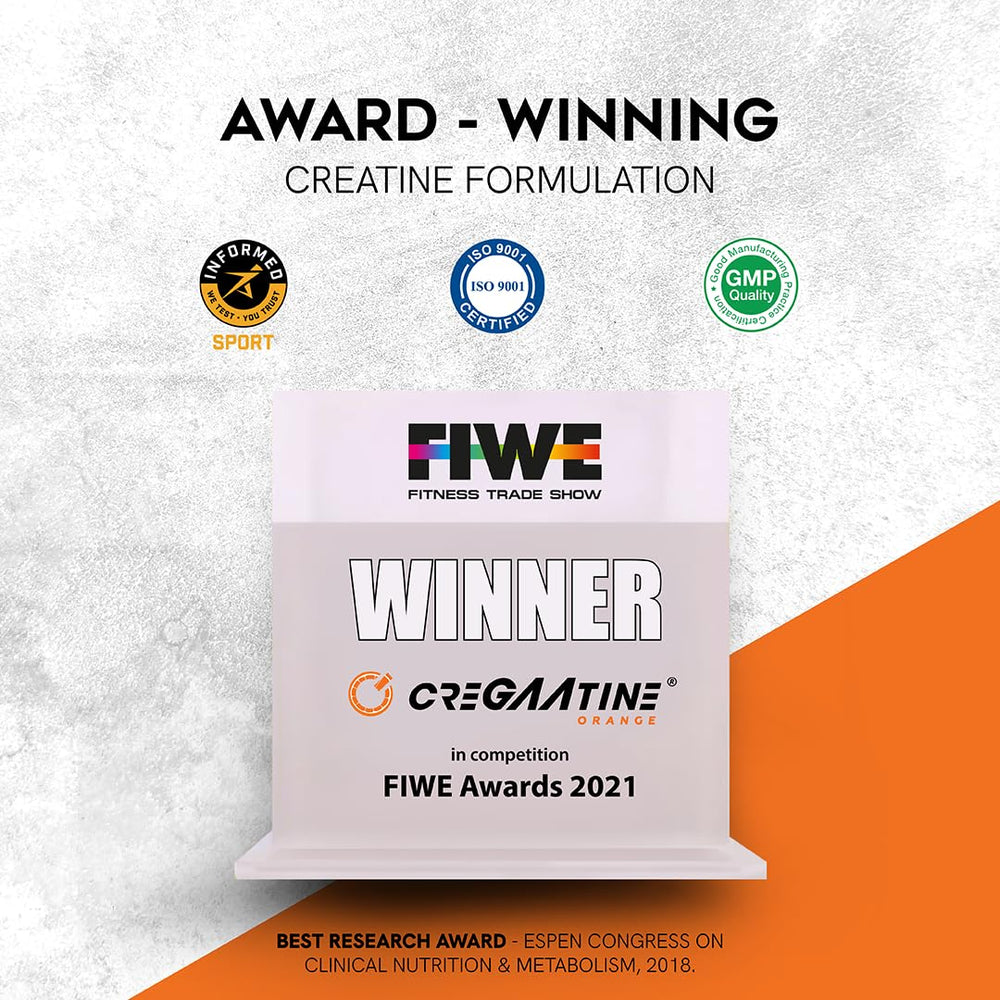 CreGAAtine potentially supports sharper thinking during study or training.